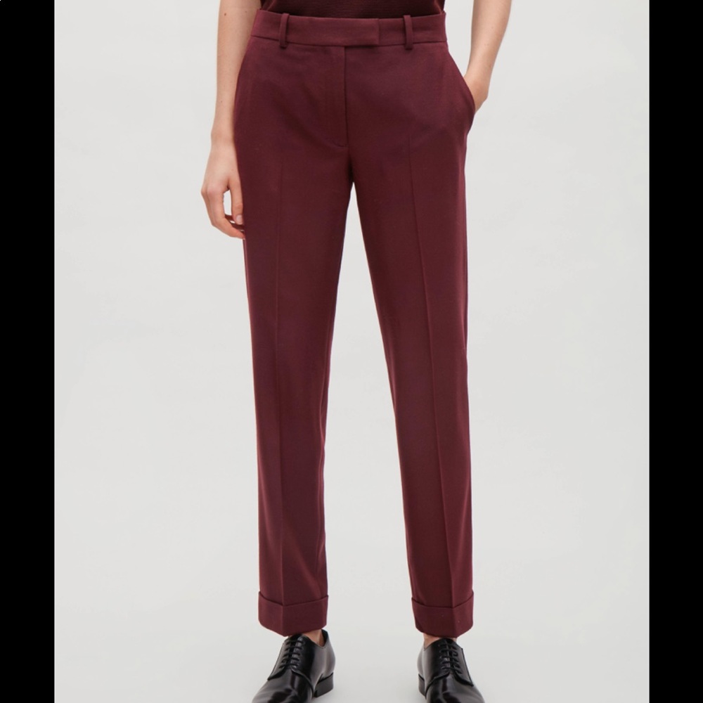 Barneys COS Maroon Pants